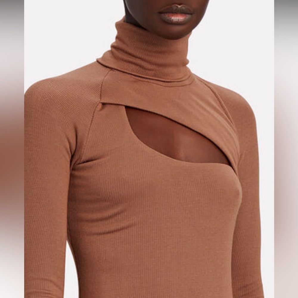 Alic NYC carder bodysuitt turtleneck